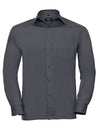 Russell Collection Men´s L/S Poly-Cotton Easy Care Poplin Shirt  -R-934M-0