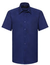 Russell Collection Men´s Short Sleeve Easy Care Tailored Oxford Shirt  -R-923M-0