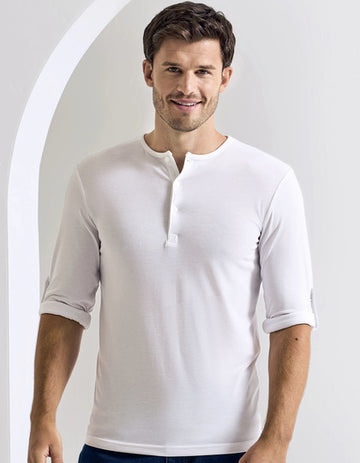 Premier Workwear Men´s Long-John Roll Sleeve Tee  --PW218