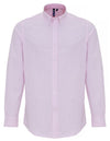Premier Workwear Men´s Cotton Rich Oxford Stripes Shirt  --PW238