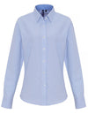 Premier Workwear Women´s Cotton Rich Oxford Stripes Shirt  --PW338