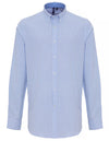 Premier Workwear Men´s Cotton Rich Oxford Stripes Shirt  --PW238