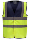 YOKO Hi-Vis 2 Bands & Braces Waistcoat  HVW100