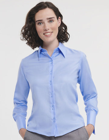 Russell Collection Ladies´ L/S Ultimate Non-Iron Shirt -R-956F-0