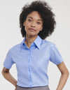 Russell Collection Ladies´ Short Sleeve Ultimate Non-Iron Shirt-R-957F-0