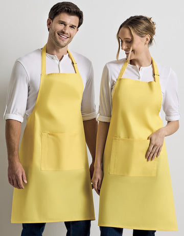 Premier Workwear Colours Collection Bib Apron With Pocket  --PW154