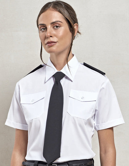 Premier Workwear Women´s Pilot Shirt Short Sleeve  --PW312