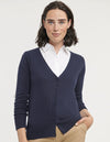 Russell Athletic Naisten neulecardigan V-aukolla (715F)