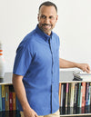 Russell Collection Men´s Short Sleeve Easy Care Oxford Shirt  -R-933M-0