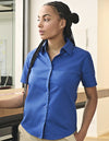 Russell Collection Ladies´ Short Sleeve Easy Care Oxford Shirt  -R-933F-0