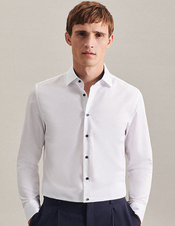 Seidensticker Men´s Shirt Poplin Slim Fit Long Sleeve