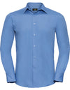 Russell Collection Men´s L/S Poly-Cotton Easy Care Tailored Poplin Shirt  -R-924M-0