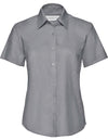 Russell Collection Ladies´ Short Sleeve Easy Care Oxford Shirt  -R-933F-0