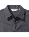 Russell Collection Naisten kauluspaita pitkähihainen polycotton popliini Classic (934F)