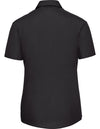 Russell Collection Ladies´ Short Sleeve Poly-Cotton Easy Care Poplin Shirt -R-946F-0