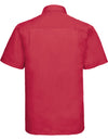 Russell Collection Men´s Short Sleeve Poly-Cotton Easy Care Poplin Shirt  -R-935M-0