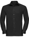 Russell Collection Men´s L/S Pure Cotton Easy Care Poplin Shirt  -R-936M-0
