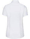 Russell Collection Ladies´ Short Sleeve Herringbone Shirt  -R-963F-0