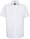 Russell Collection Men´s Short Sleeve Herringbone Shirt  -R-963M-0