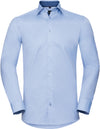 Russell Collection Men´s L/S Tailored Contrast Herringbone Shirt  -R-964M-0