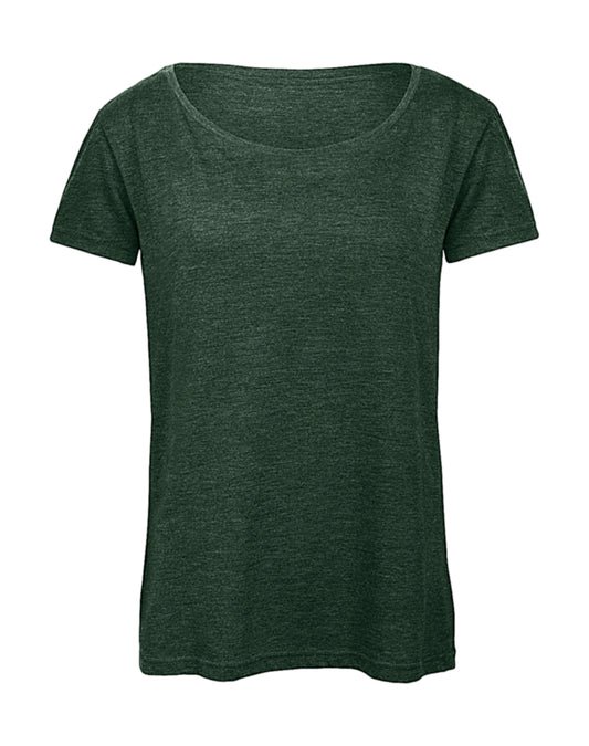 B&C BE INSPIRED Women´s Triblend T-Shirt Yksi väri