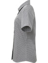Premier Workwear Women´s Microcheck (Gingham) Short Sleeve Cotton Shirt  --PW321