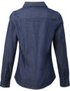 Premier Workwear Women´s Jeans Stitch Denim Shirt  --PW322