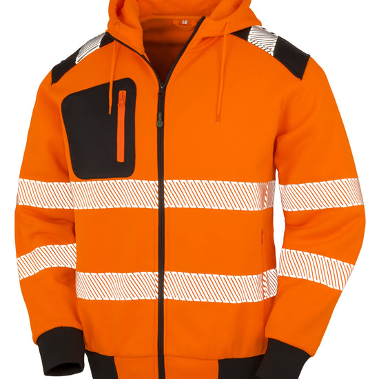 Recycled Robust Zipped Safety Hoody