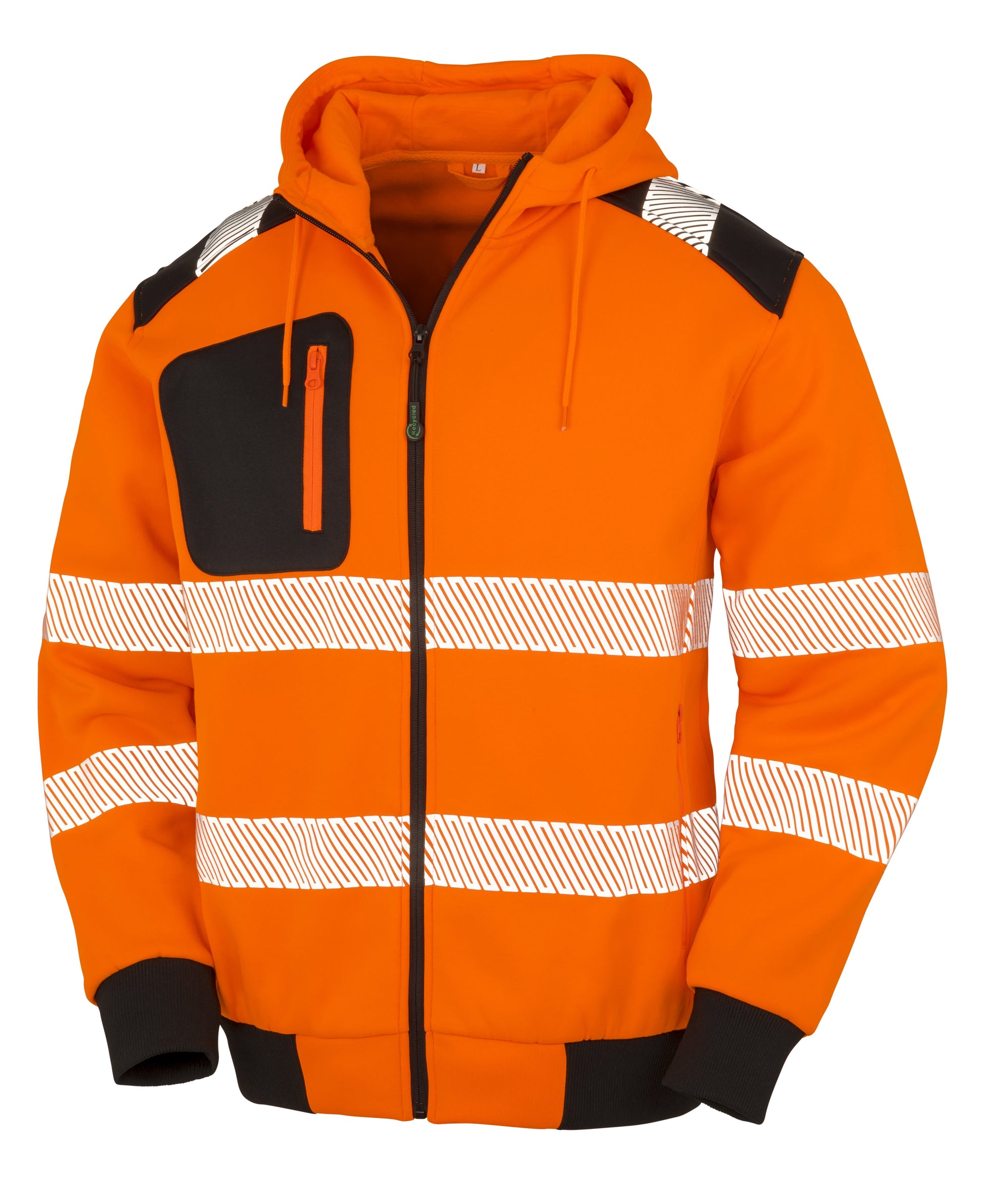 Recycled Robust Zipped Safety Hoody