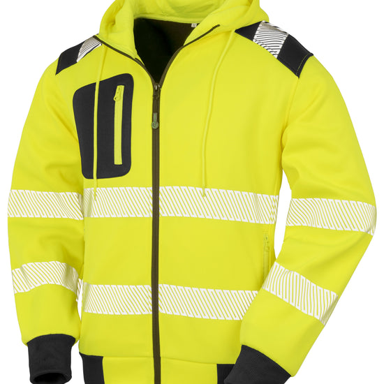 Recycled Robust Zipped Safety Hoody