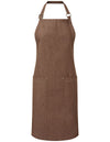 Premier Workwear Organic Denim Fairtrade Bib Apron  --PW113