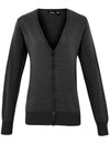 Premier Workwear Women´s Button Through Knitted Cardigan  --PW697