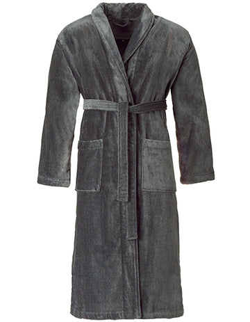 Vossen Velour Bathrobe Feeling With Shawl collar-:Feeling-L