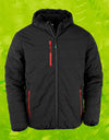 Black Compass Padded Winter Jacket