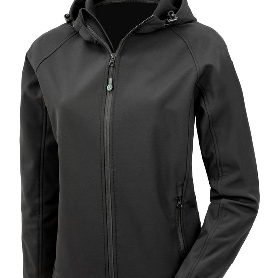 Women`s Recycled 3-Layer Hooded Softshell