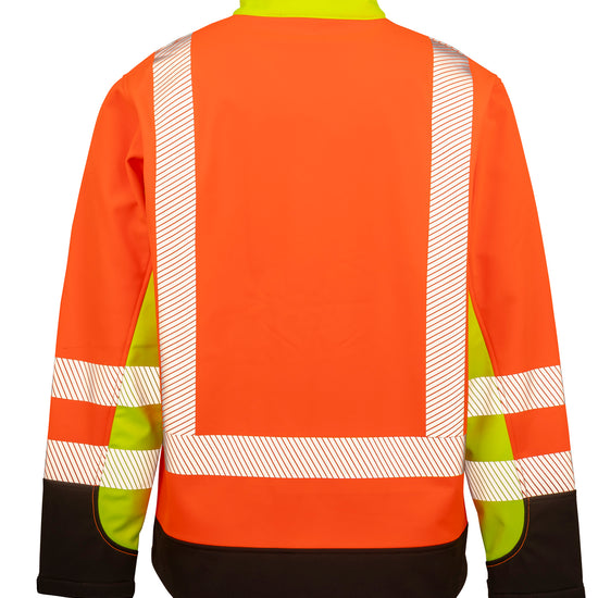 Recycled 3-Layer Printable 3-Tone Safety Softshell