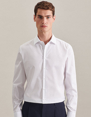 Seidensticker Men´s Shirt Shaped Fit Oxford Longsleeve