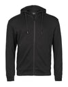 Tee Jays Ribbed Interlock Hooded Full Zip