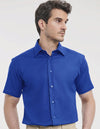Russell Collection Men´s Short Sleeve Easy Care Tailored Oxford Shirt  -R-923M-0