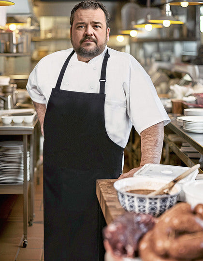 Karlowsky Oversized Bib Apron Basic with Buckle and Pocket   --KY133