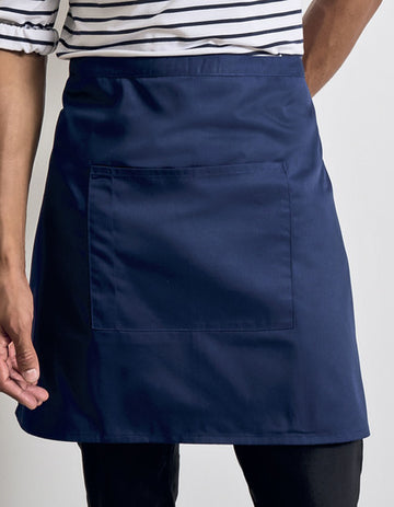 Premier Workwear Colours Mid Length Apron with Pocket  --PW141