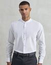 Premier Workwear Men´s Banded Collar Grandad Long Sleeve Shirt  --PW258