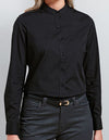 Premier Workwear Women´s Banded Collar Grandad Shirt  --PW358