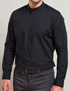 Premier Workwear Men´s Banded Collar Grandad Long Sleeve Shirt  --PW258
