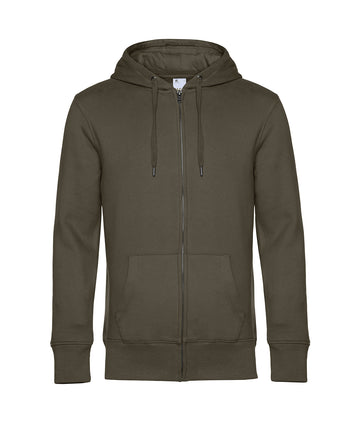 B&C BE INSPIRED KING Zipped Hood Jacket_° Yksi väri