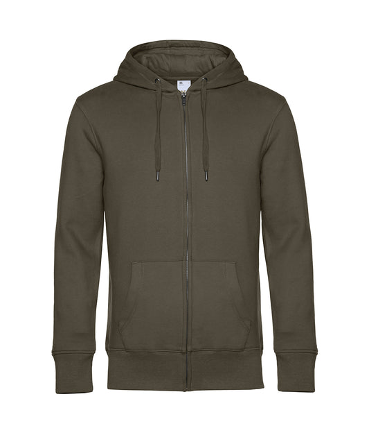 B&C BE INSPIRED KING Zipped Hood Jacket_° Yksi väri