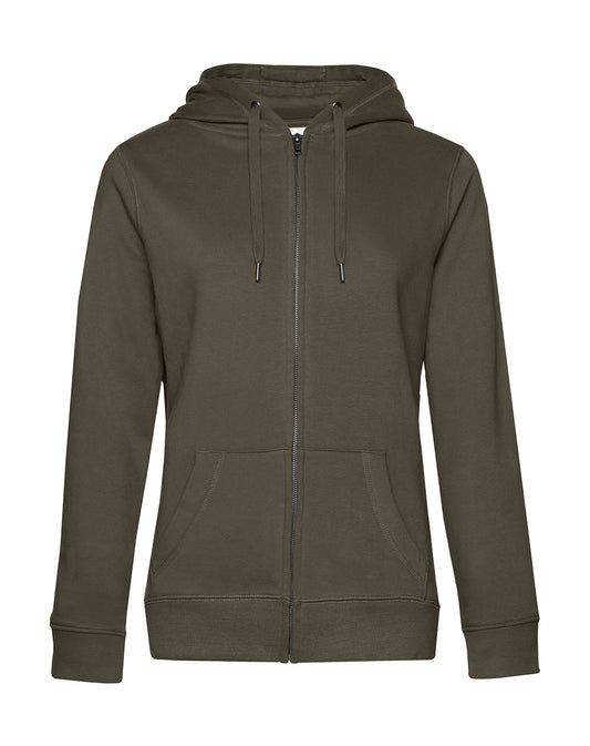 B&C BE INSPIRED QUEEN Zipped Hood Jacket_° Yksi väri