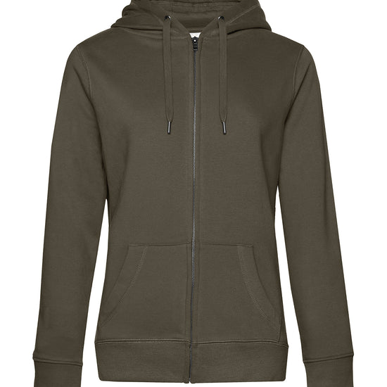 B&C BE INSPIRED QUEEN Zipped Hood Jacket_° Yksi väri