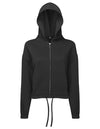 TriDri® Naisten Oversized Cropped Zip -huppari  TR601