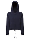 TriDri® Naisten Oversized Cropped Zip -huppari  TR601